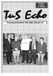 TuS Echo Ausgabe 51 2-2007 - TUS 1882 Asbach e.V.