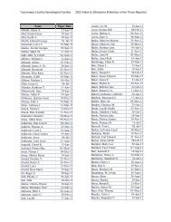 times reporter index 2012 - Tuscarawas County Genealogical Society