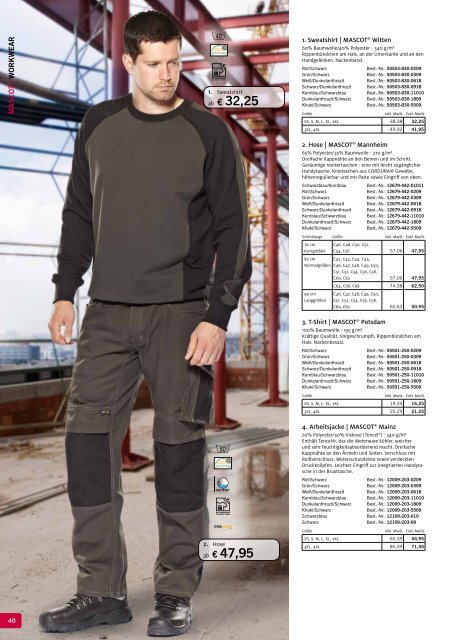 Safety-Point präsentiert den Herbst/Winter Katalog 2014/2015 von Mascot