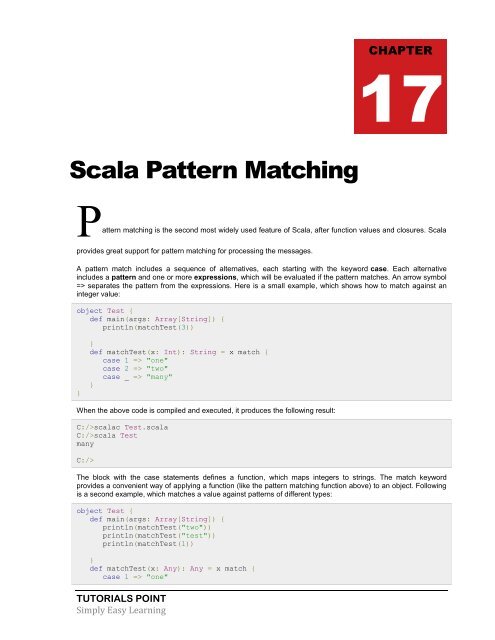 Download Scala Tutorial (PDF Version) - Tutorials Point