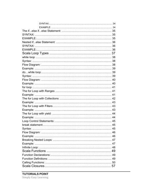 Download Scala Tutorial (PDF Version) - Tutorials Point