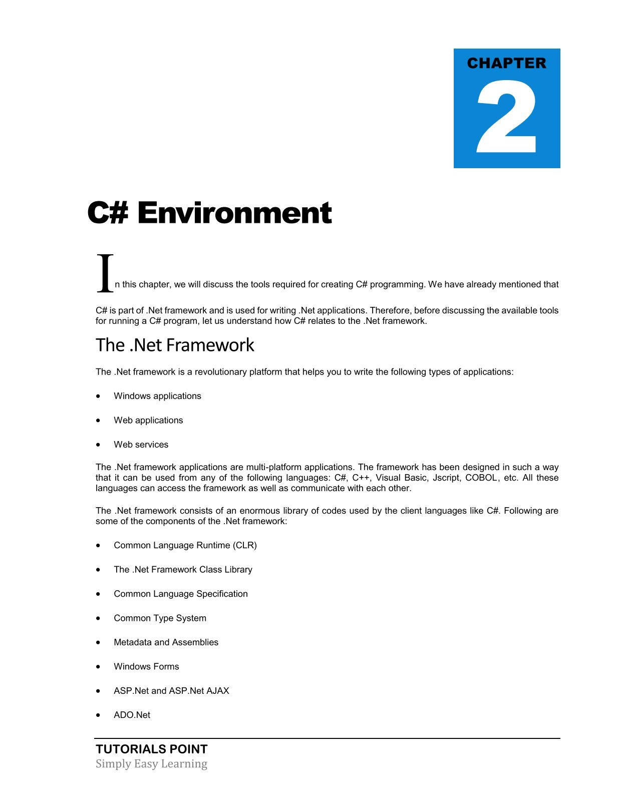 c programming tutorial point pdf download