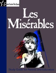 Les Miserables Study Guide - Theatre Under The Stars