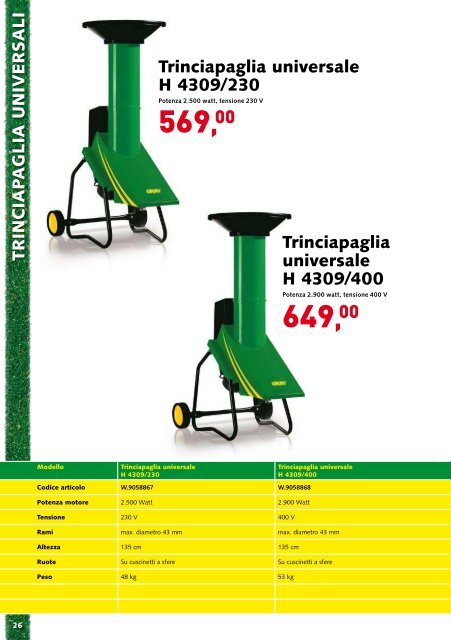 La massima qualitÃ  per il Vostro giardino - Tutto Giardino