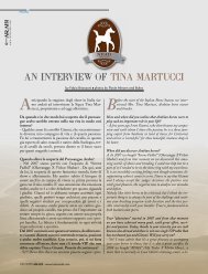 An interview of tinA MArtucci - tutto arabi