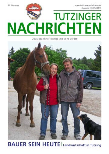 Download Heft 05 / Mai 2013 - Tutzinger Nachrichten