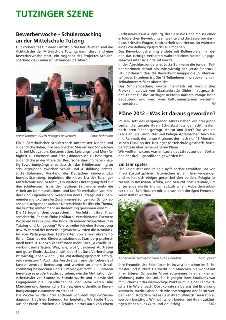 Download Heft 07 / Juli 2013 - Tutzinger Nachrichten