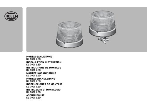 montageanleitung kl 7000 led installation instruction kl 7000 led ...