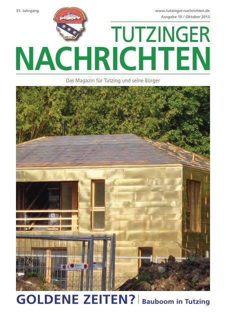 Download Heft 10 / Oktober 2013 - Tutzinger Nachrichten