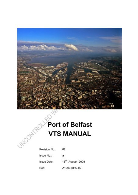 VTS Manual - Belfast Harbour