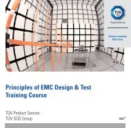 Principles of EMC Design & Test Training Course - TÃV SÃD UK