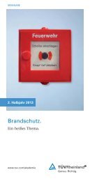 Brandschutz. - Tuv