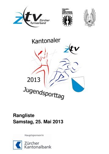 JUSPO 2013 Rangliste - DTV Neftenbach