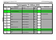 Jugi-Trainingsplan s.. - TV Altikon