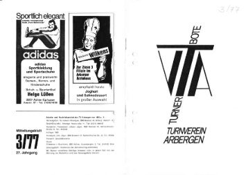 Turnerbote 1977 Ausgabe 3.pdf - TV Arbergen von 1893 eV