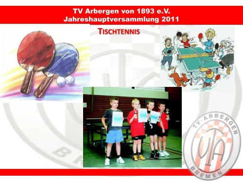 TV Arbergen von 1893 e.V. Jahreshauptversammlung 2011