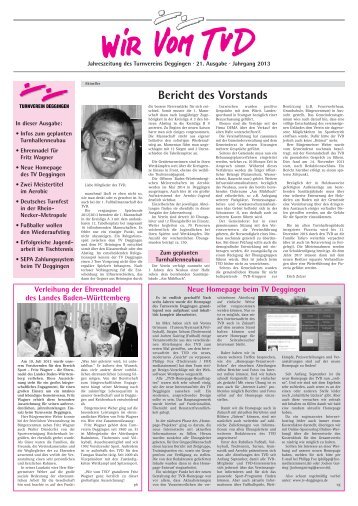 Wir vom TVD 2013 - Turnverein Deggingen