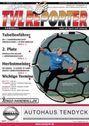 Herbstmeister 2. Platz - TV Lobberich