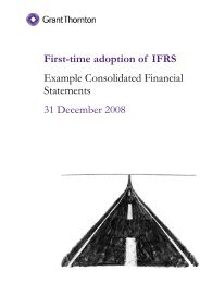 First-time adoption of IFRS Example Consolidated ... - Grant Thornton