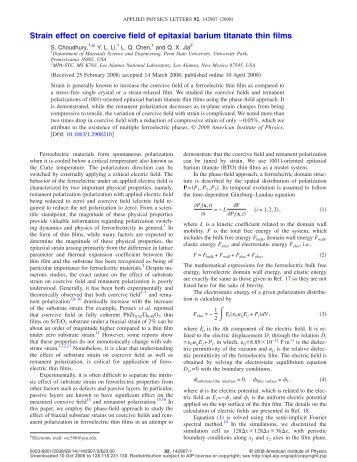 Strain effect on coercive field of epitaxial barium titanate thin films