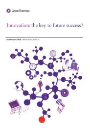 Innovation: the key to future success - North ... - Grant Thornton