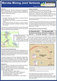 Morobe Mining Joint Ventures