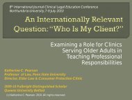 Examining a Role for Clinics Serving Older Adults in Teaching ...