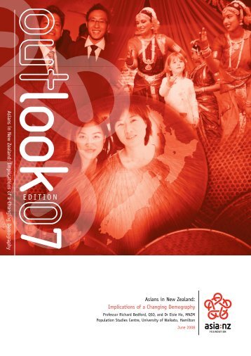 Asians in New Zealand: Implications of a changing demography (PDF)