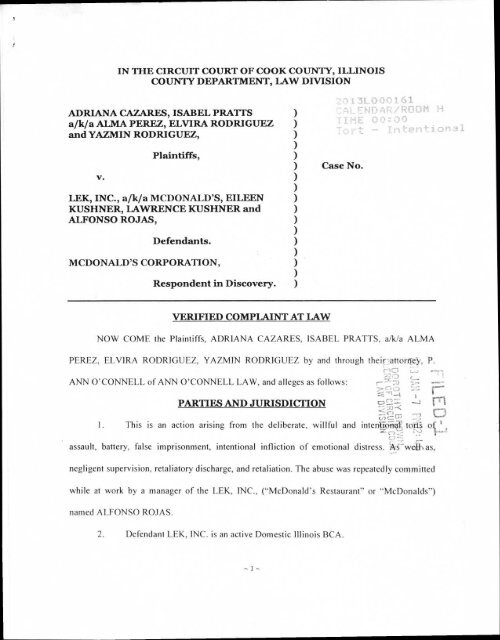 PDF File McDonald's complaint - Daily Herald