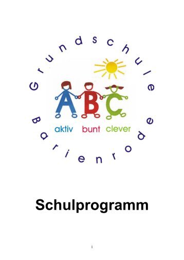 Schulprogramm der GS Barienrode - Grundschule Barienrode