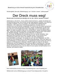 Der Dreck muss weg! - Grundschule Barienrode