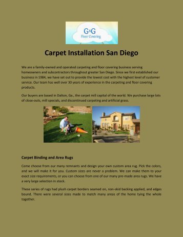 Carpet Installation San Diego