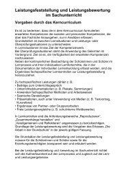 Leistungsfeststellung und Leistungsbewertung - Grundschule ...