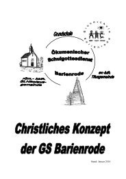 Stand: Januar 2014 - Grundschule Barienrode