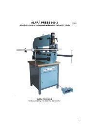 ALFRA PRESS 600-2 - Hidra-Mix Kft