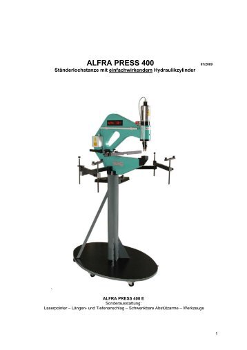 ALFRA PRESS 400 - Hidra-Mix Kft