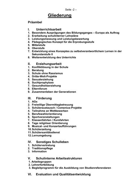 SCHULPROGRAMM - Mariengymnasium Bocholt