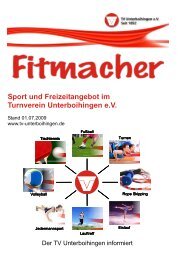 Sport und Freizeitangebot im Turnverein Unterboihingen e.V. - TV ...