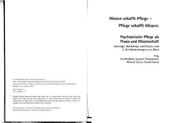 Wissen schafft Pflege - Pflege schafft Wissen (2006)