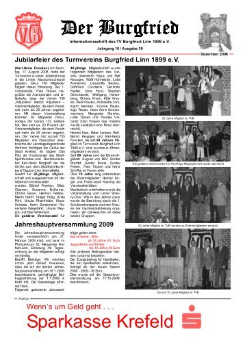 Der Burgfried Der Burgfried - Turnverein Burgfried Linn