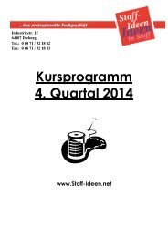 Kursprogramm Dieburg 4. Quartal 2014