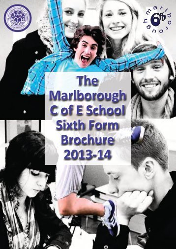 Sixth Form Prospectus 2013-14 - The Marlborough School
