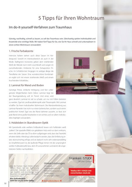 Immobilienmagazin 2013 - 1. Ausgabe