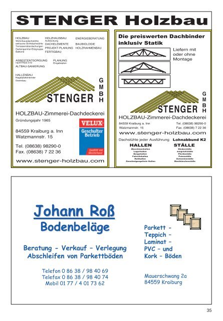 stenger - TV 1865 Kraiburg