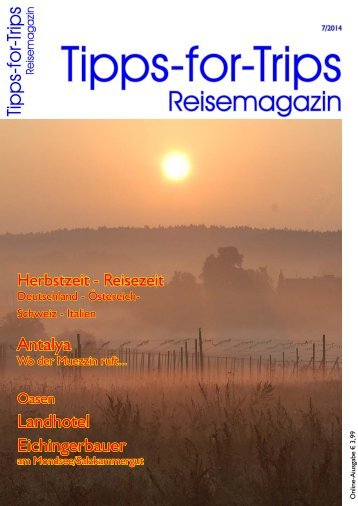 Tipps-for-Trips Reisemagazin 7.2014