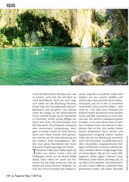 Tipps-for-Trips Reisemagazin 7.2014