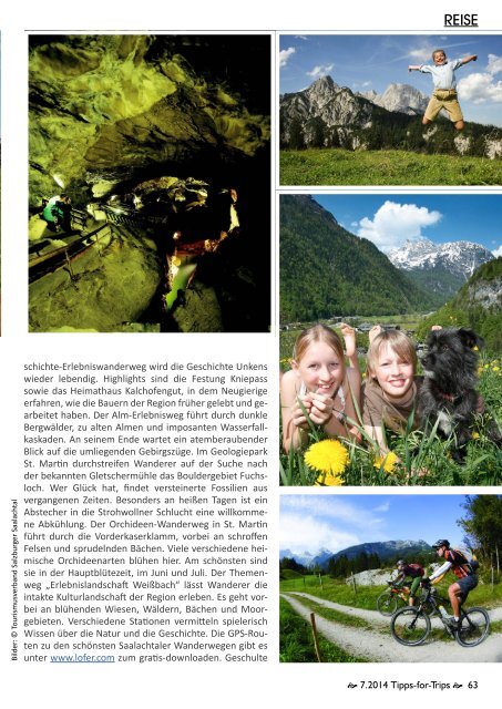 Tipps-for-Trips Reisemagazin 7.2014