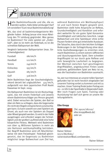 Journal Nr. 29 - TV Leinburg