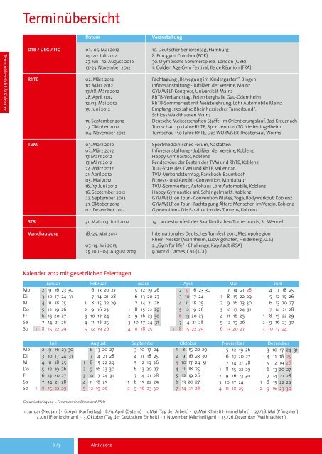 Aktiv 2012 - Turnverband Mittelrhein