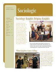 Sociology Knights Helping Knights - UCF Sociology - University of ...